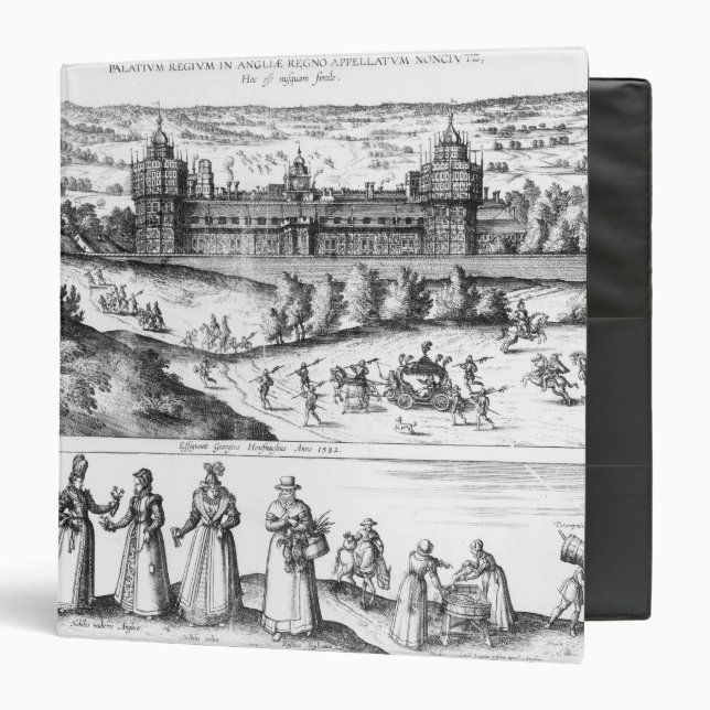 Arrival of Queen Elizabeth I Binder (Front/Inside)