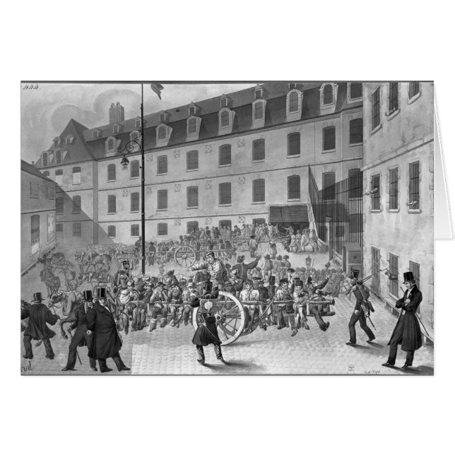 Arrival of the convicts at Bicetre (Front Horizontal)