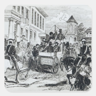 Arrival of the Government Conveyance Square Sticker