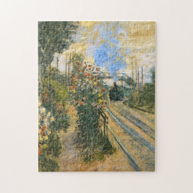 Arriving at Montegeron Monet Fine Art Jigsaw Puzzle (Vertical)
