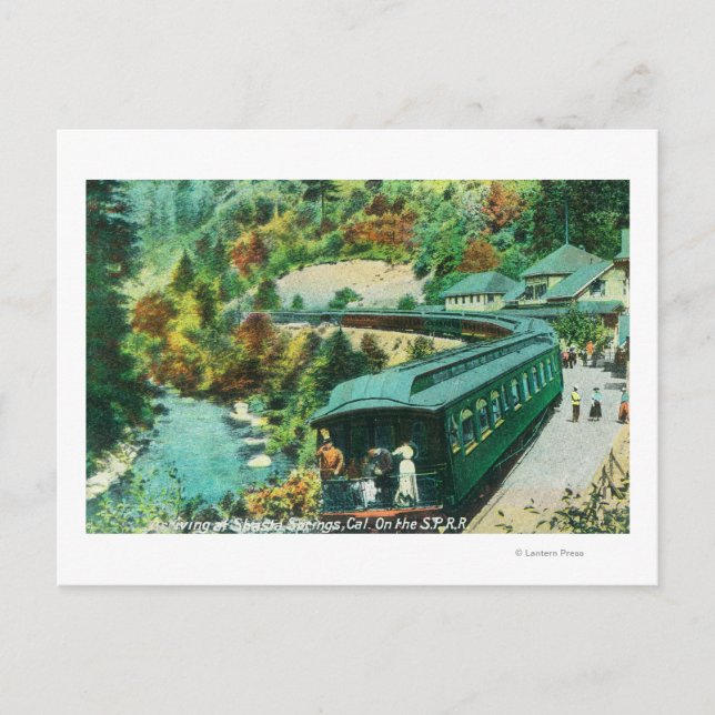 Arriving at the Springs Postcard (Front)