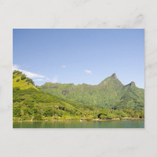Arriving by ferry to Moorea, French Polynesia 2 Postcard