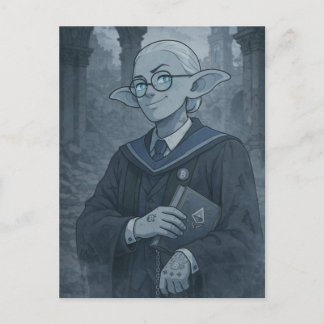 Arrogance / Professor / University Postcard