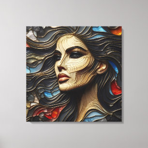 Arrogance Unveiled - AI Again Canvas Print