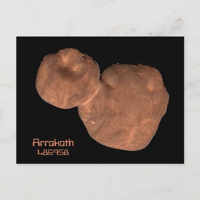 Arrokoth Kuiper Belt Object Postcard (Front)
