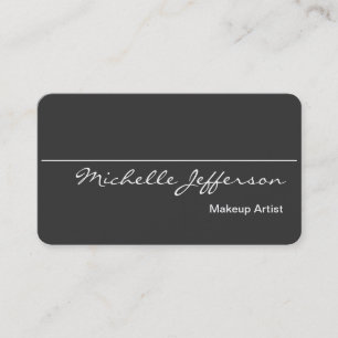 Arrondi Corner maquillage Artiste Gris Carte de vi