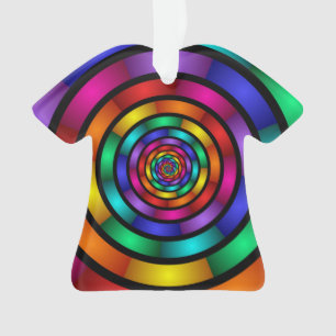 Arrondi et psychédélique coloré Art moderne fracta