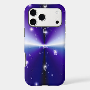 Arrosage avec étoiles sur bleu violet noir arc-en-