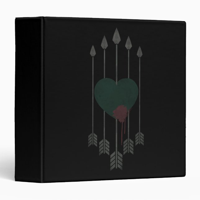 Arrow | Arrows Shot Through Heart Binder (Front/Spine)