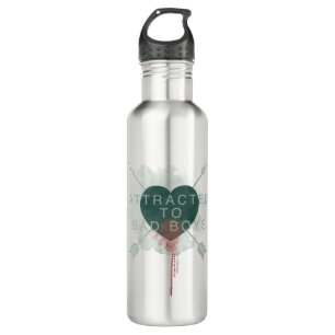 Arrow   "Attracted To Bad Boys" Pierced Heart 710 Ml Water Bottle