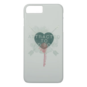 Arrow "Attracted To Bad Boys" Pierced Heart Case-Mate iPhone Case
