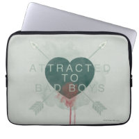 Arrow | "Attracted To Bad Boys" Pierced Heart