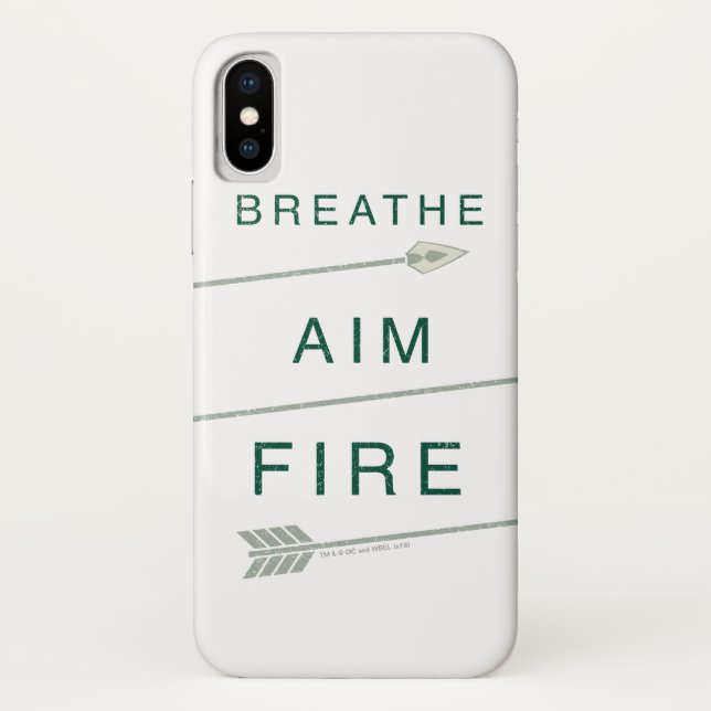 Arrow | Breathe Aim Fire Case-Mate iPhone Case (Back)