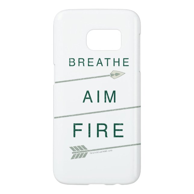Arrow | Breathe Aim Fire Case-Mate Samsung Galaxy Case (Back)