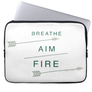 Arrow | Breathe Aim Fire Laptop Sleeve