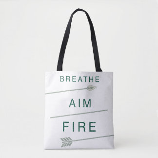 Arrow | Breathe Aim Fire Tote Bag
