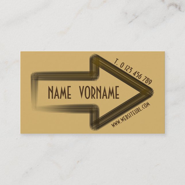 arrow business card (Front)