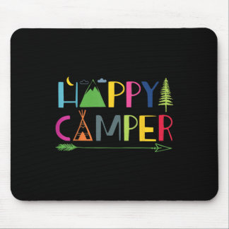 Arrow Camper Happy Summer Camp Camping Gift Men Wo Mouse Pad