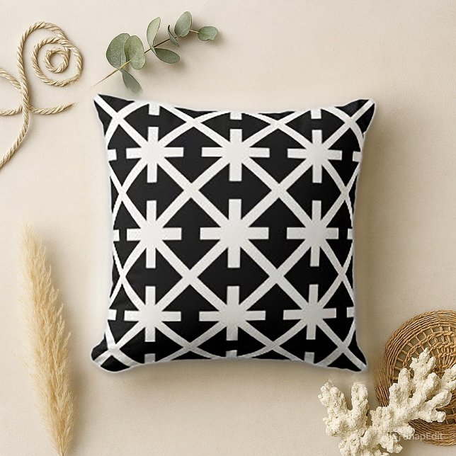 Arrow Chaos Throw Pillow (Creator Uploaded)