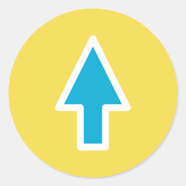 Arrow Classic Round Sticker (Front)