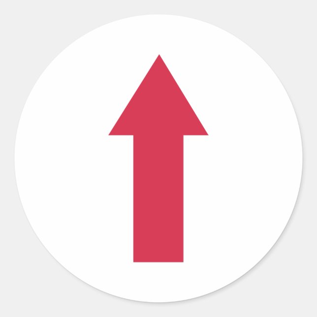 Arrow Classic Round Sticker (Front)