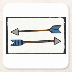 Arrow Coaster - Handwritten