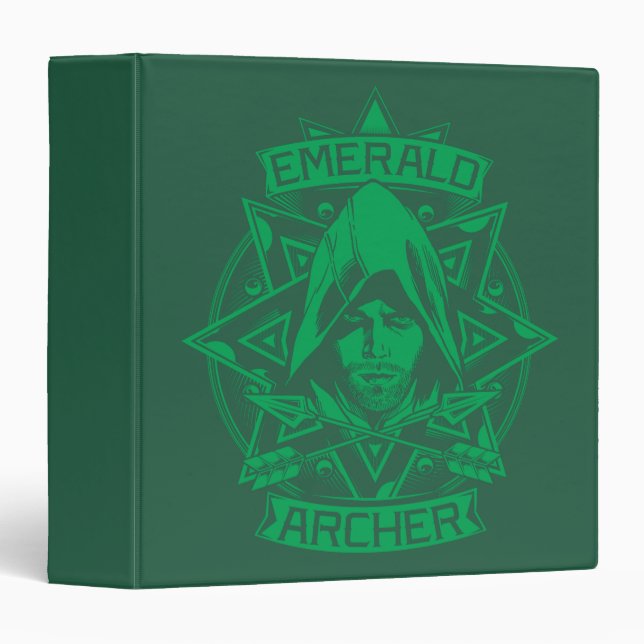 Arrow | Emerald Archer Graphic Binder (Front/Spine)