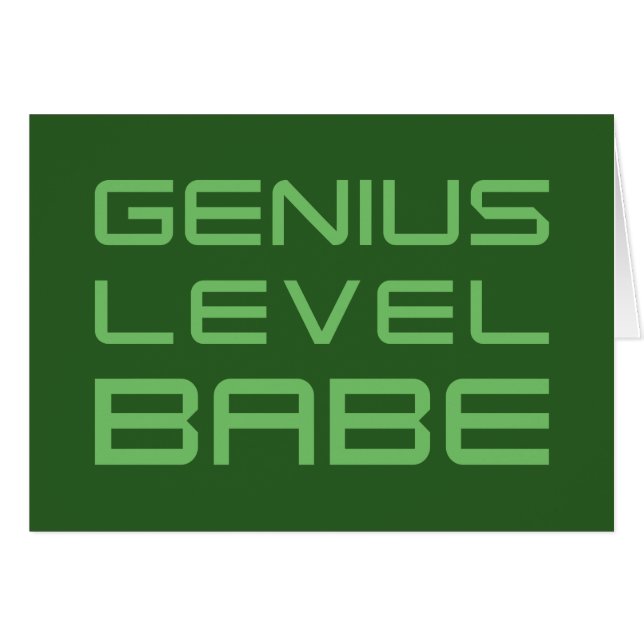 Arrow | Genius Level Babe (Front Horizontal)