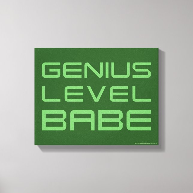 Arrow | Genius Level Babe Canvas Print (Front)