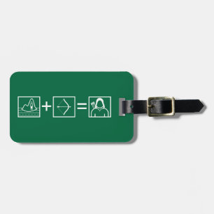 Arrow   Green Arrow Equation Luggage Tag