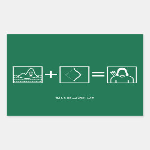 Arrow   Green Arrow Equation Sticker