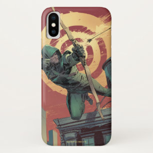 Arrow Green Arrow Fires From Rooftop Case-Mate iPhone Case
