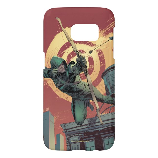 Arrow | Green Arrow Fires From Rooftop Case-Mate Samsung Galaxy Case (Back)