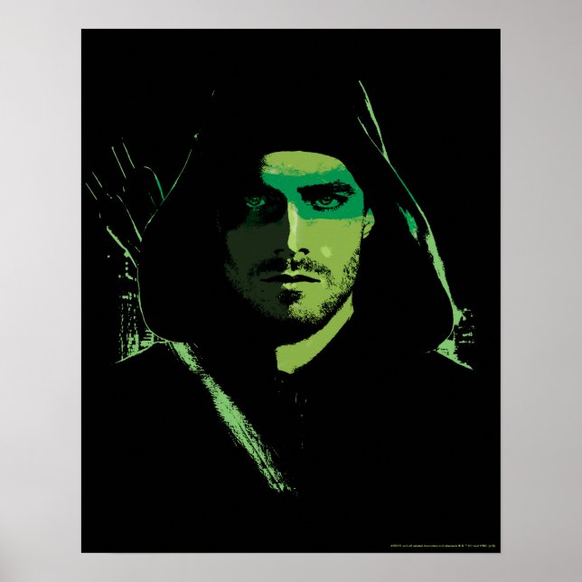 Arrow | Green Arrow Green Stylized Cutout Poster (Front)