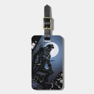 Arrow   Green Arrow In Moonlight Luggage Tag