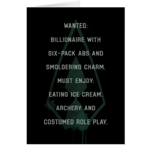 Arrow   Green Arrow Parody Wanted Post