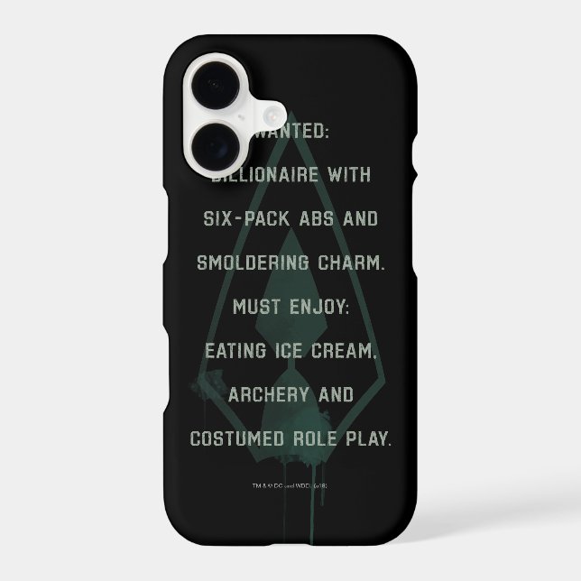 Arrow | Green Arrow Parody Wanted Post (Back)