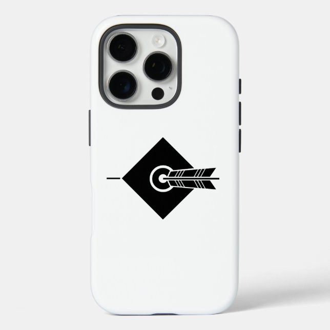 Arrow hit target iPhone 16 Pro Cases (Back)