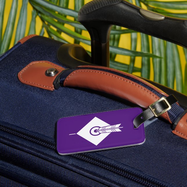 Arrow hit target Luggage Tags (Front Insitu 3)