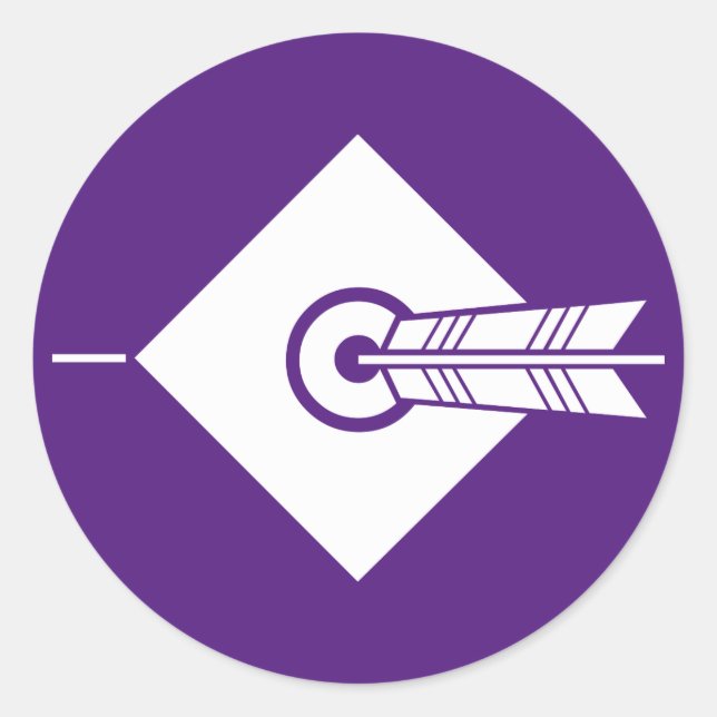 Arrow hit target Stickers & Labels (Front)