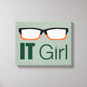 Arrow   IT Girl Glasses Graphic Canvas Print