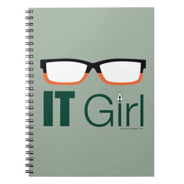 Arrow | IT Girl Glasses Graphic Notebook (Front)