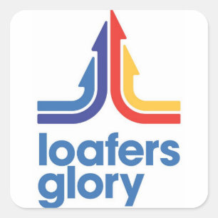 Arrow Loafers Glory Logo Square Sticker
