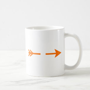 Arrow Orange Broken The MUSEUM Zazzle Gifts Coffee Mug