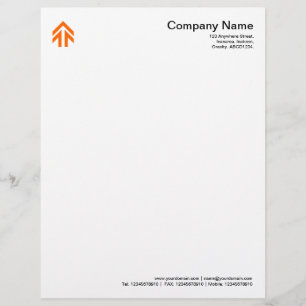 Arrow - Orange Letterhead