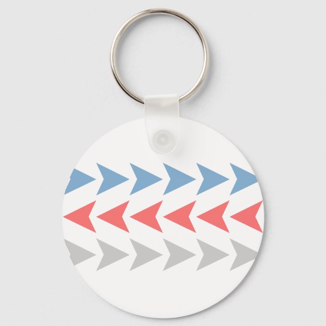 Arrow Pattern Keychain (Front)