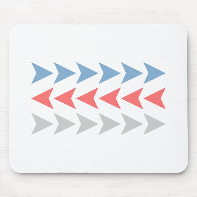 Arrow Pattern Mouse Pad (Front)