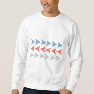 Arrow Pattern Sweatshirt