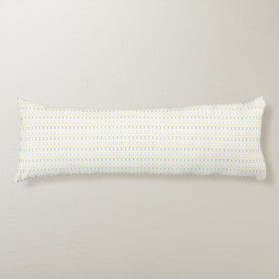 Arrow Pattern Yellow & Grey Body Pillow