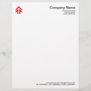 Arrow - Red Letterhead